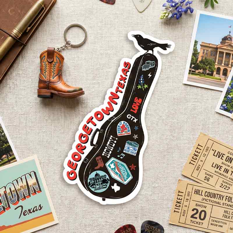 Sticker collection from Lost Draw Provisions