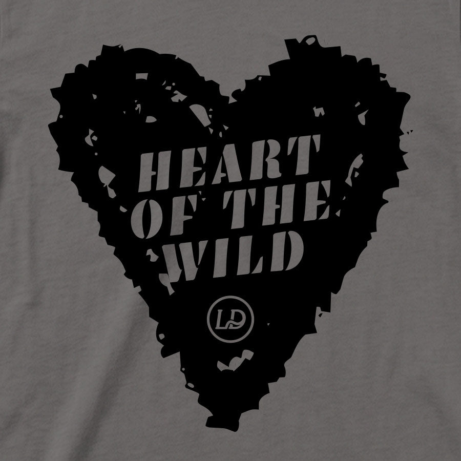 Details of Heart of the Wild Lost Draw Provisions Bella+Canvas Unisex Asphalt Tee