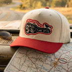 Cap with Georgetown, TX design on a map and car interior