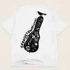 Lost Draw Provisions Georgetown Texas t-shirt guitar case graphic flat lay back