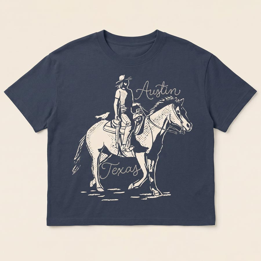 Dust & Reins Austin Women’s Boxy Tee