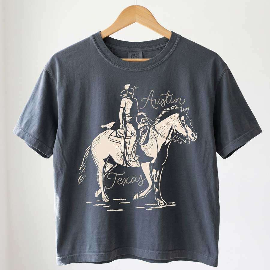 Dust & Reins Austin Women’s Boxy Tee