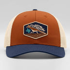 Cap with Georgetown logo on a gray background