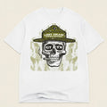 Lost Draw Provisions GTX Ranger t-shirt camo graphic flat lay back