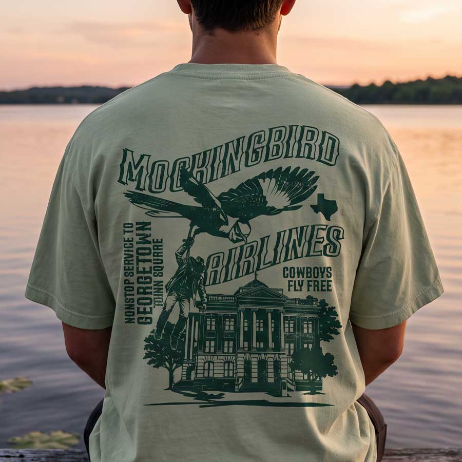 Mockingbird Airlines Georgetown Tee